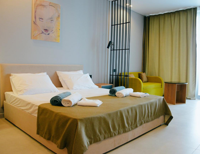 Полулюкс 2-местный 1-комнатный Морские корпуса - Пансионат «Айтар»